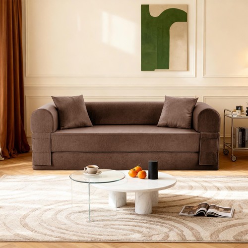 Convertible sofa bed faux - bed,,