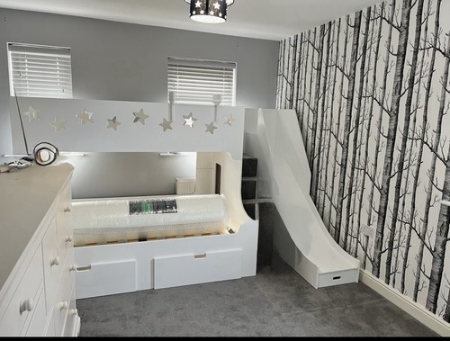 Beautiful kids mid sleeper bed - kids,