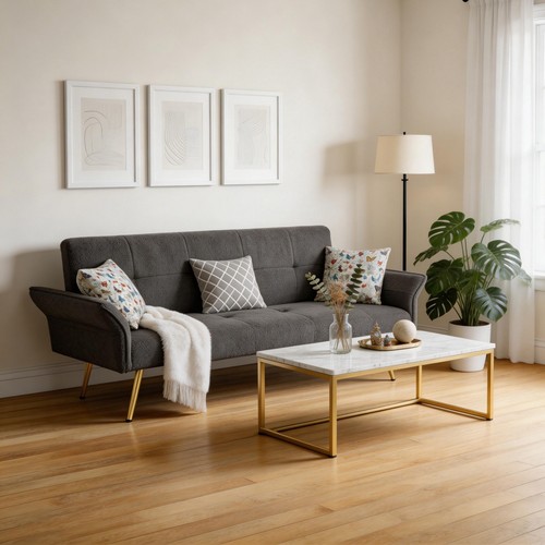 Modern futon sofa bed - modern,