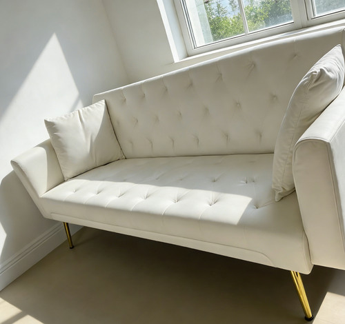 Velvet futon sofa bed with - velvet,