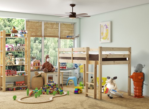 Shorty 2ft pine cabin - cabin, bed