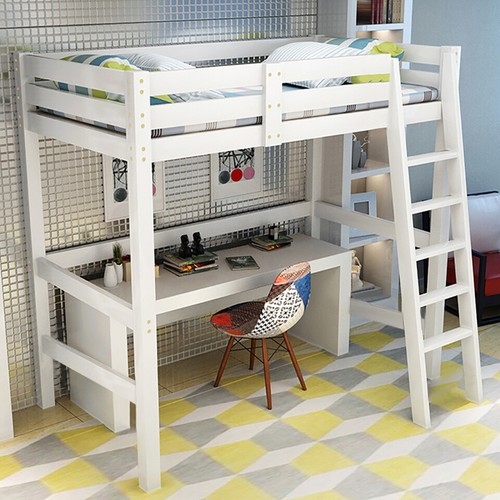 Wood high sleeper - wood, bunk