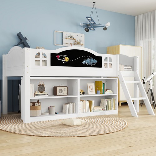 Mid sleeper bed - bed, storage