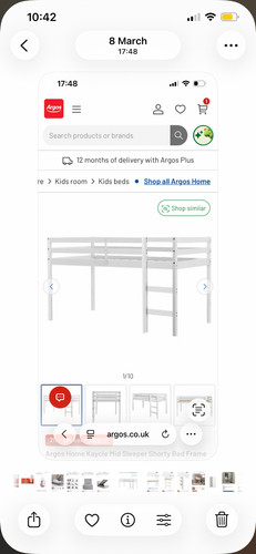 Kaycie mid sleeper shorty bed - kaycie,
