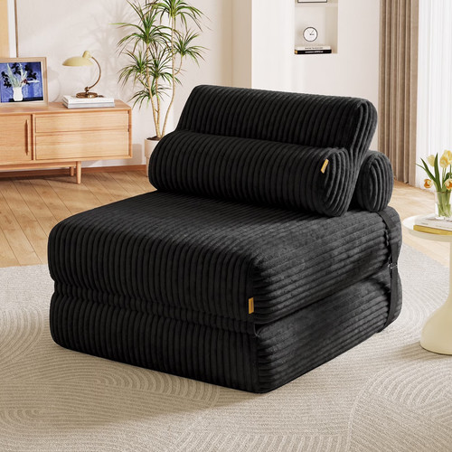 Folding sofa bed corduroy - folding,