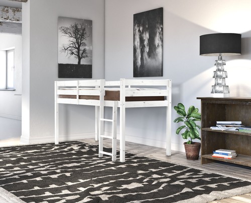 Pine cabin mid sleeper - cabin, bed
